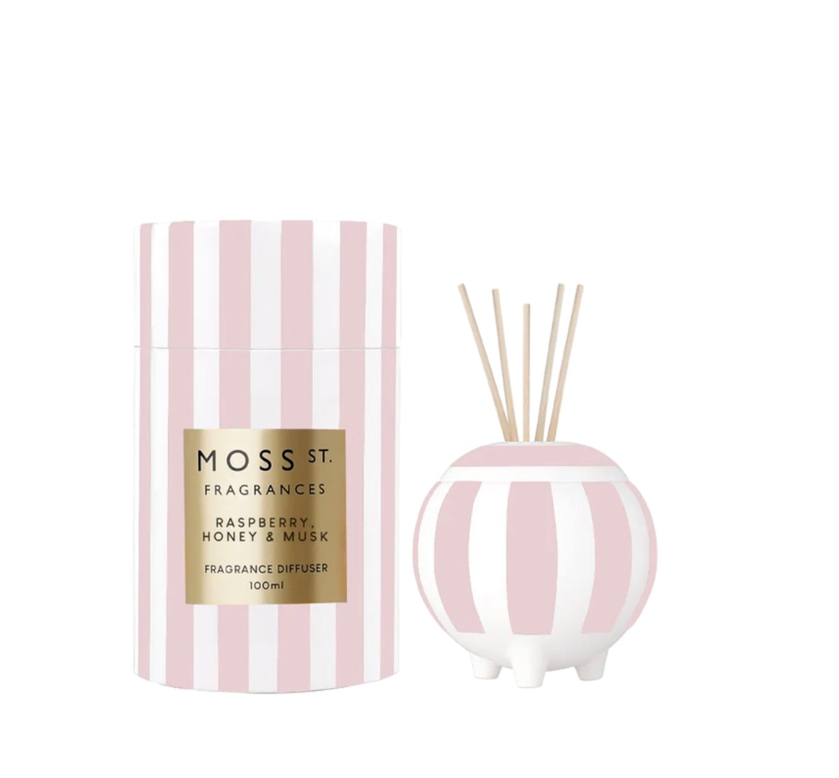 Raspberry, Honey & Musk Ceramic Diffuser 350ml