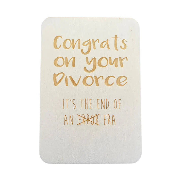 Congrats On Your Divorce Keep Card – The Cozy Corner