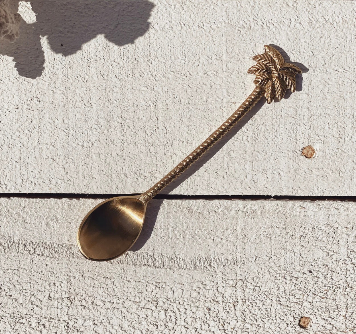 Gold Palm Spoon