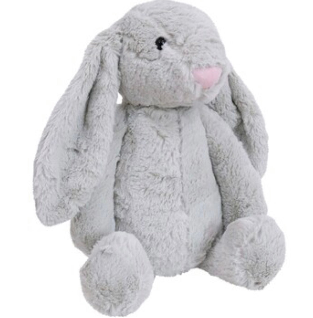 Medium Plush Bunny - Grey