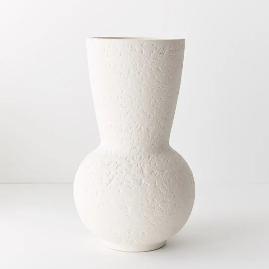 Nazima Vase - White