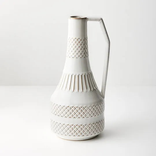 Tivana Vase - Ivory