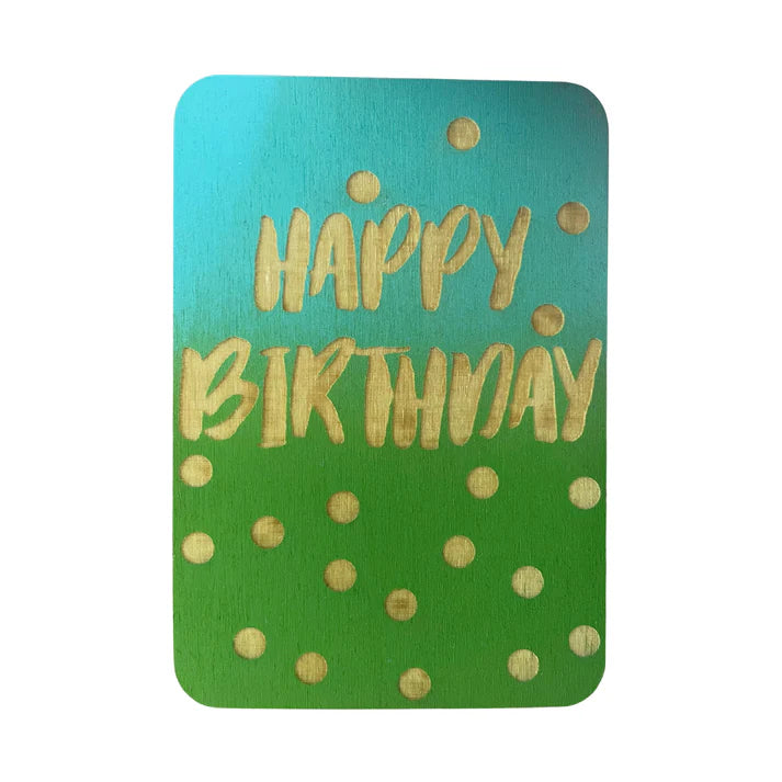 Happy Birthday Polka Dots Keep Card