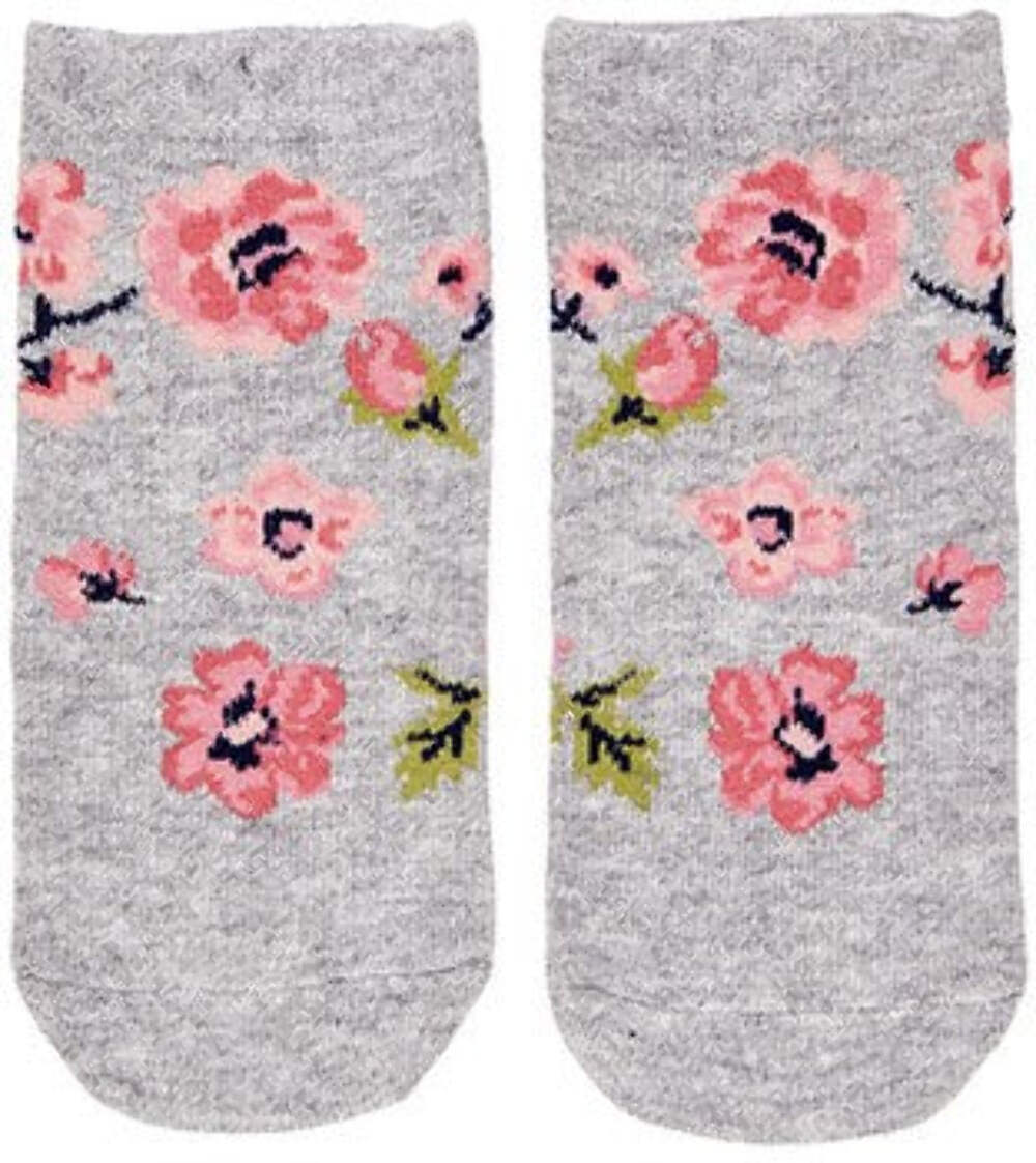 Organic Ankle Socks Jacquard - Rose